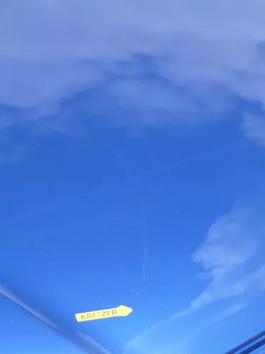 VW Polo 9N3 Cross Motorhaube KLappe vorne blau LA5K (185278)