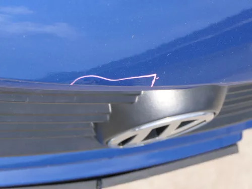 VW Polo 9N3 Cross Motorhaube KLappe vorne blau LA5K (185278)