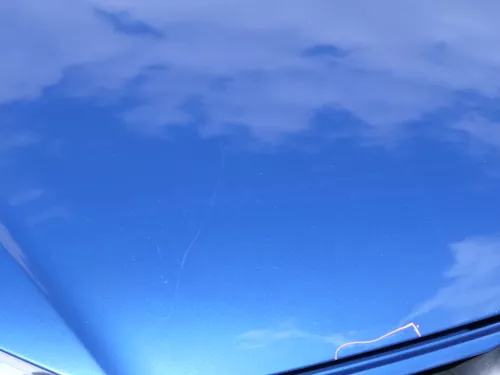 VW Polo 9N3 Cross Motorhaube KLappe vorne blau LA5K (185278)