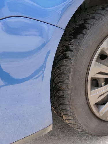 VW Polo 9N3 Stoßstange vorne Frontstoßstange Stoßfänger blau LA5K SWR (185280)