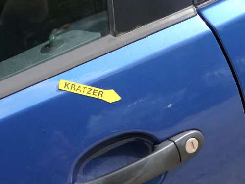 VW Polo 9N 9N3 Tür vorne links Fahrertür 2/3-Türer blau LA5K -ohne Anbauteile (185283)