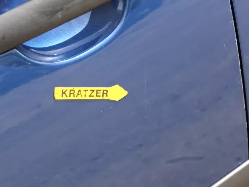 VW Polo 9N 9N3 Tür vorne links Fahrertür 2/3-Türer blau LA5K -ohne Anbauteile (185283)