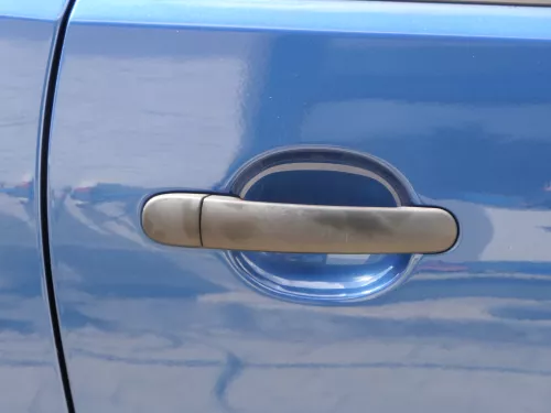 Polo 9N 9N3 Tür vorne rechts Beifahrertür 2/3-Türer blau LA5K ohneAnbauteile (185284)