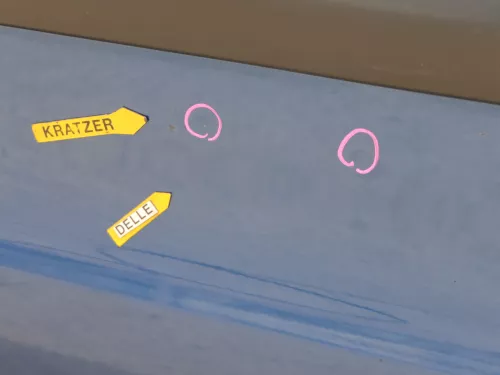 Polo 9N 9N3 Tür vorne rechts Beifahrertür 2/3-Türer blau LA5K ohneAnbauteile (185284)