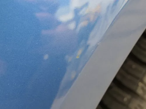 VW Polo 9N 9N3 Stoßstange Heckstoßstange hinten blau LA5K     PDC (185287)