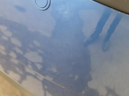 VW Polo 9N 9N3 Stoßstange Heckstoßstange hinten blau LA5K     PDC (185287)