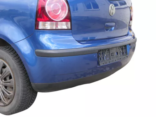 VW Polo 9N 9N3 Stoßstange Heckstoßstange hinten blau LA5K     PDC (185287)