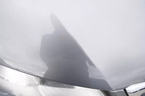 VW Passat 3C Motorhaube Klappe vorne vorn Haube grau LA7T (9999236)