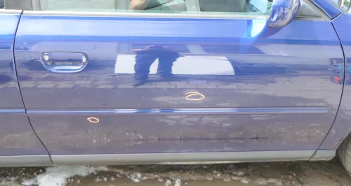 Audi A3 8L Tür Türblatt vorne rechts Beifahrertür blau LZ5K 2/3-Türer