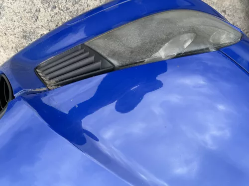 Seat Ibiza 6L Motorhaube Haube Klappe vorne blau LS5G 6L0823031D (180863)