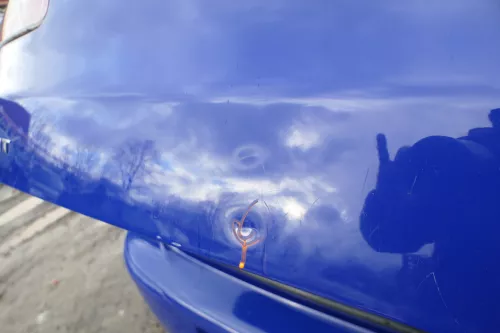 Ibiza 6L Heckklappe Klappe hinten Kofferraumklappe blau LS5G ohne Spoiler (180866)