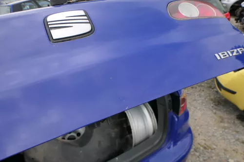 Ibiza 6L Heckklappe Klappe hinten Kofferraumklappe blau LS5G ohne Spoiler (180866)