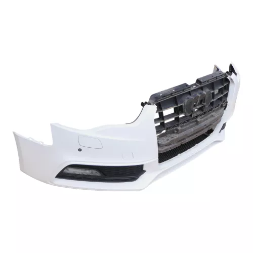 Audi A5 8T S Line Frontstoßstange Stoßstange vorn vorne Stoßfänger weiss LY9C  (149553)