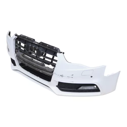 Audi A5 8T S Line Frontstoßstange Stoßstange vorn Stoßfänger weiss LY9C Kratzer! (149554)