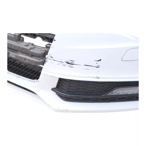 Audi A5 8T S Line Frontstoßstange Stoßstange vorn Stoßfänger weiss LY9C Kratzer! (149554)