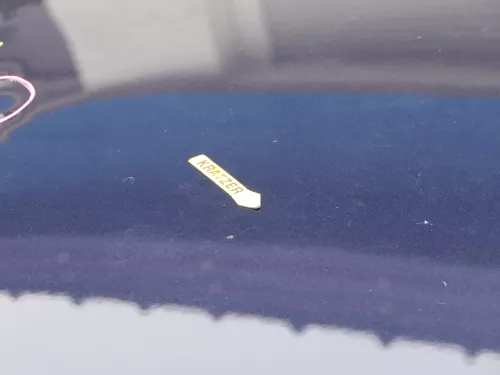 VW Golf 7 5G Motorhaube Haube Klappe vorne blau LH5X 5G0823031J - Delle (185436)