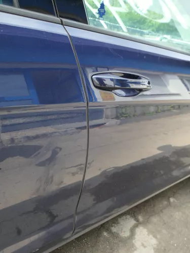 VW Golf 7 5G Tür vorne rechts Beifahrertür 4/5-Türer blau LH5X -ohne Anbauteile (185449)