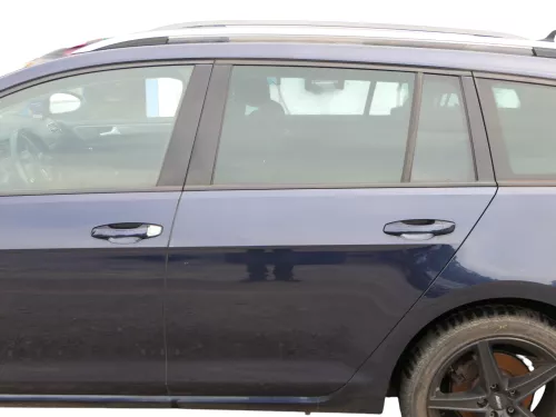 Golf 7 5G Variant Kombi Tür hinten links 4/5-Türer blau LH5X - ohne Anbauteile