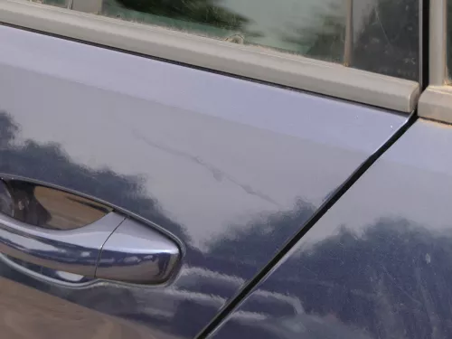 Golf 7 5G Variant Kombi Tür hinten links 4/5-Türer blau LH5X - ohne Anbauteile (185450)