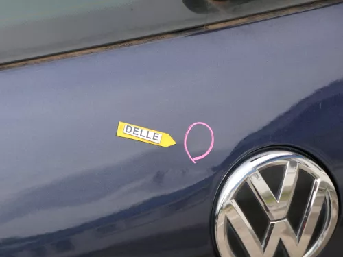 VW Golf 7 5G Kombi Variant Heckklappe Klappe Scheibe hinten blau LH5X (185459)