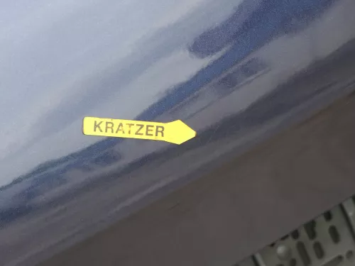 VW Golf 7 5G Kombi Variant Heckklappe Klappe Scheibe hinten blau LH5X (185459)