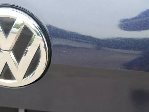 VW Golf 7 5G Kombi Variant Heckklappe Klappe Scheibe hinten blau LH5X (185459)