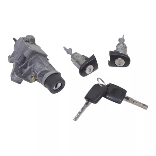 Skoda Fabia 6Y Zündschloß Schloß Zündung 2x Schlüssel + 1x Türschloß links Funk