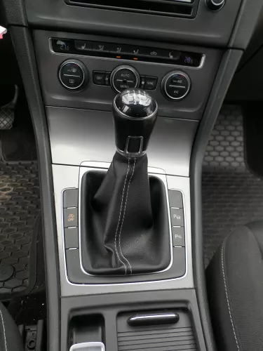 VW Golf 7 Schaltknauf Schaltsack Schaltung Schaltknüppel original 6-Gang Leder