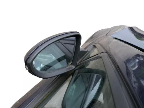 Golf 7 5G elektrischer Spiegel vorne links Außenspiegel blau LH5X + Glas Memory (185549)