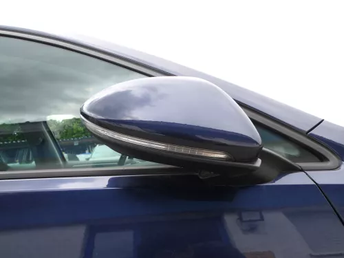 Golf 7 5G ektrischer Spiegel Außenspiegel rechts blau LH5X Memory anklappbar ## (185550)