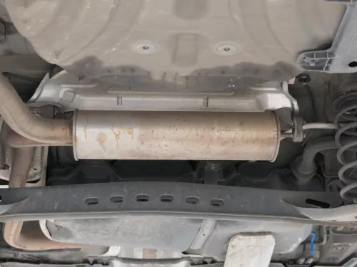 VW Golf 7 5G Auspuff hinten Endschalldämpfer Benziner MItteltopf Mittelschalldäm (185704)