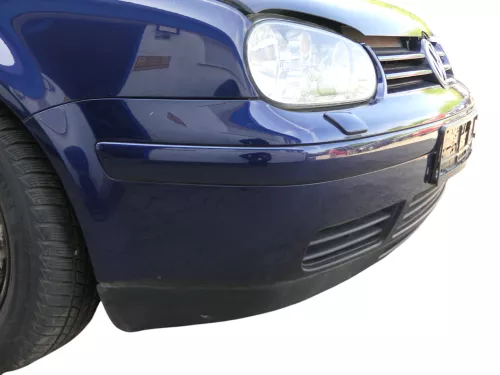 VW Golf 4 Stoßstange vorne Frontstoßstange Stoßfänger blau LB5N SWR -ohne Kappen (185726)