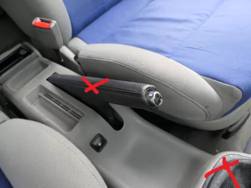 VW Golf 4 Bora Mitteltunnel Aschenbecher hinten Verkleidung grau Becherhalter