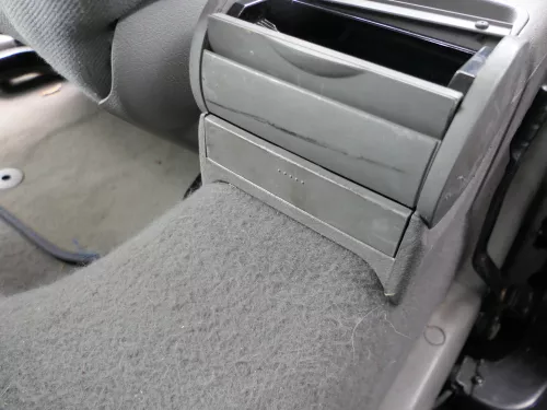 VW Golf 4 Bora Mitteltunnel Aschenbecher hinten Verkleidung grau Becherhalter (185751)