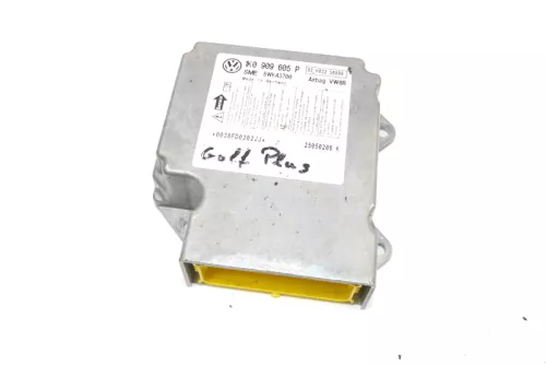 VW Golf 5 Steuergerät Airbagsteuergerät 1K0909605P Index 02 H032 S6800