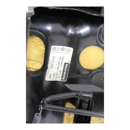 Seat Arosa VW Lupo Sitz vorn links Fahrersitz Höhenverstellung höhenverste rot (185773)