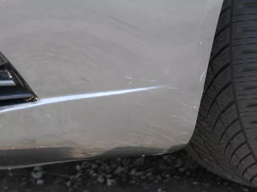 A6 4F Frontstoßstange Stoßstange vorn Stoßfänger grau LZ7S mit Grill - S-line (185852)