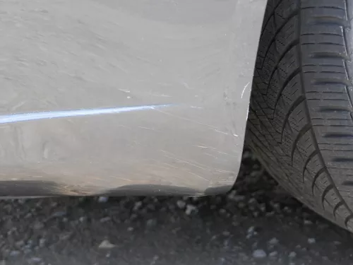 A6 4F Frontstoßstange Stoßstange vorn Stoßfänger grau LZ7S mit Grill - S-line (185852)