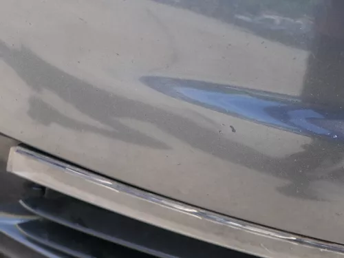 A6 4F Frontstoßstange Stoßstange vorn Stoßfänger grau LZ7S mit Grill - S-line (185852)