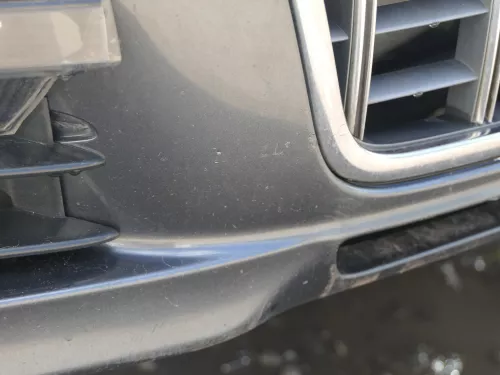 A6 4F Frontstoßstange Stoßstange vorn Stoßfänger grau LZ7S mit Grill - S-line (185852)