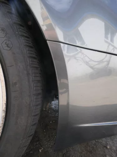 A6 4F Frontstoßstange Stoßstange vorn Stoßfänger grau LZ7S mit Grill - S-line (185852)