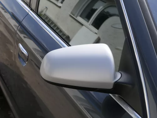 A6 4F C6 Spiegel Außenspiegel rechts elektrisch Umfeldleuchte silber S-line