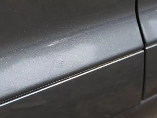 Audi A6 4F C6 Tür Türblatt vorne links Fahrertür grau LZ7S - ohne Anbauteile