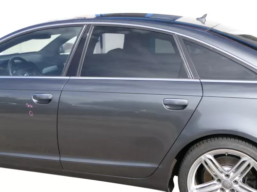 Audi A6 4F C6 Tür mit Türblatt hinten links grau LZ7S - ohne Anbauteile (185859)