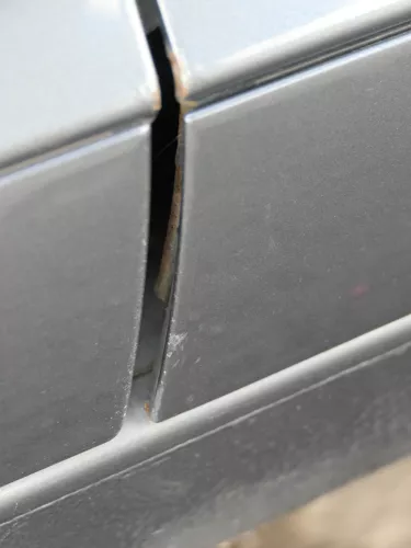 Audi A6 4F C6 Tür Türblatt vorne rechts Beifahrertür grau LZ7S - ohne Anbauteile (185860)