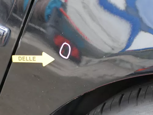 VW Lupo Kotflügel vorne rechts schwarz L041 (185988)