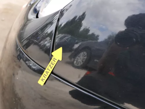 VW Lupo 6X Kotflügel vorne links schwarz L041 (185989)