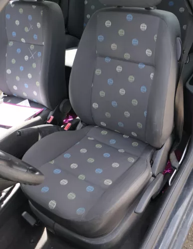 Seat Arosa VW Lupo Sitz vorn links Fahrersitz Höhenverstellung höhenverste rot