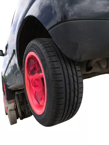 4x VW Polo Passat Reifen 195/50 R15 82V Sommerreifen 4x ca. 6-7 mm NUR REIFEN (186000)