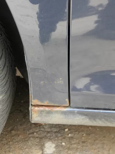 VW Golf Kombi Variant 5 V 1K Jetta Kotflügel vorne links blau grau LC5F (186017)